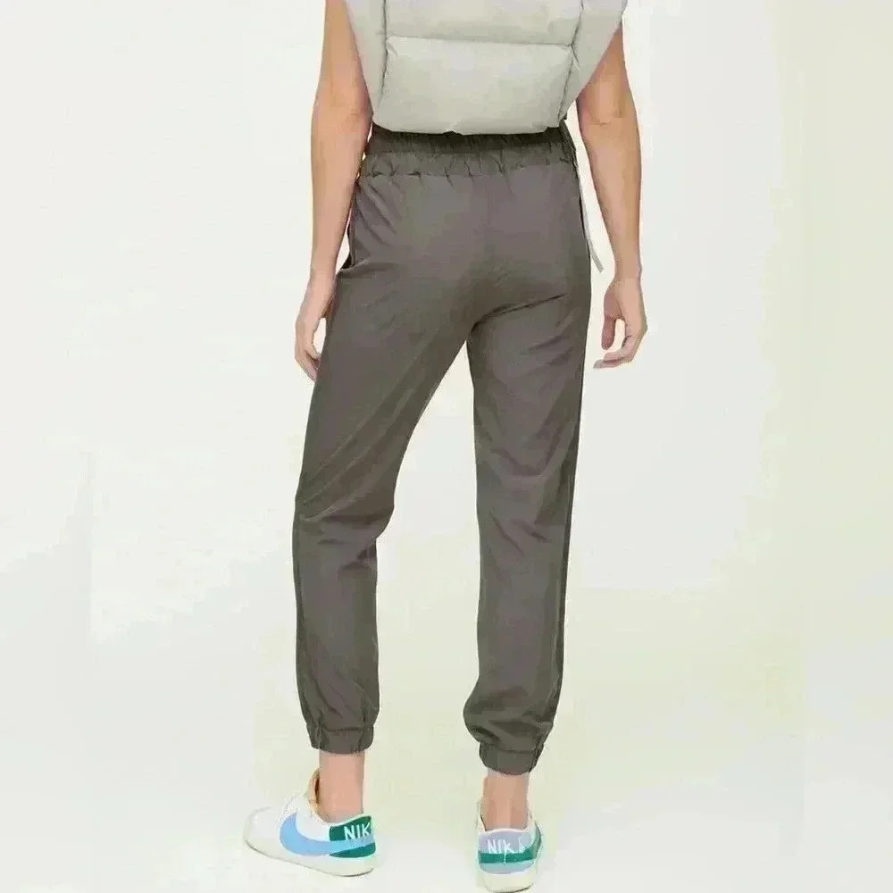 NWOT Benaar Gray Joggers high waisted medium - Picture 2 of 4